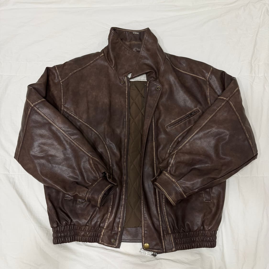 페일제이드 레더 자켓  상품이미지4