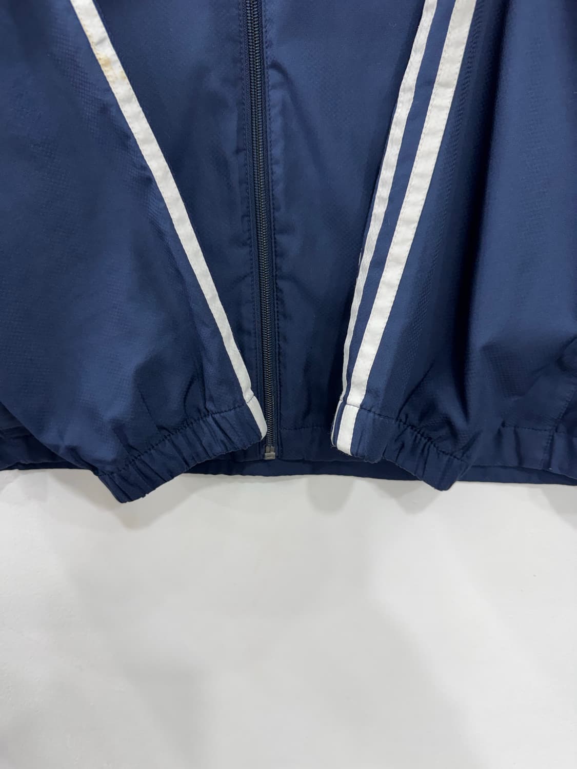 아디다스 삼선 바람막이 네이비 상품이미지2