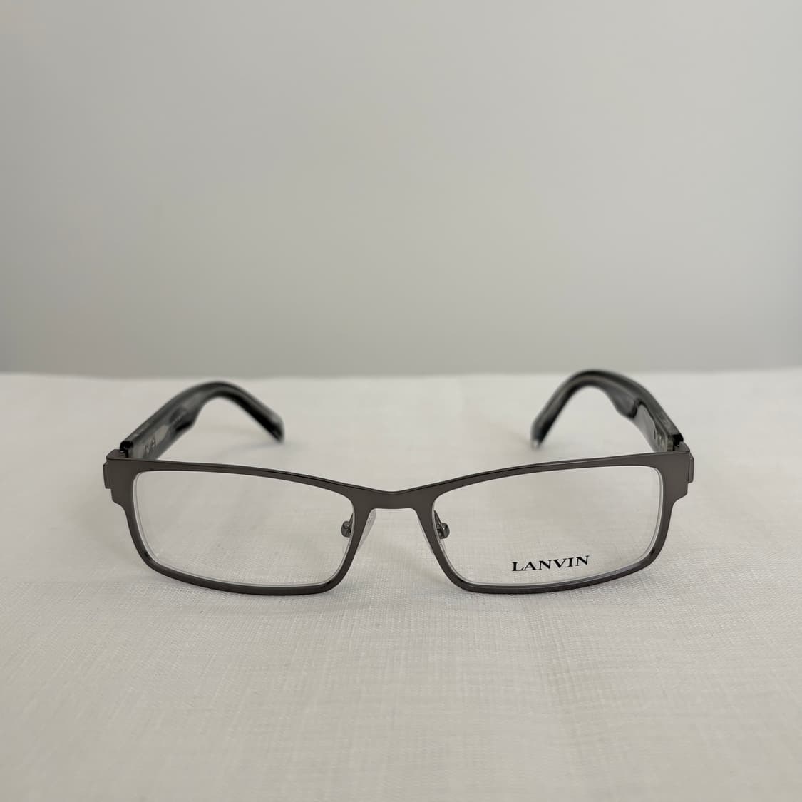LANVIN 그레이실버 스퀘어 메탈테 상품이미지3