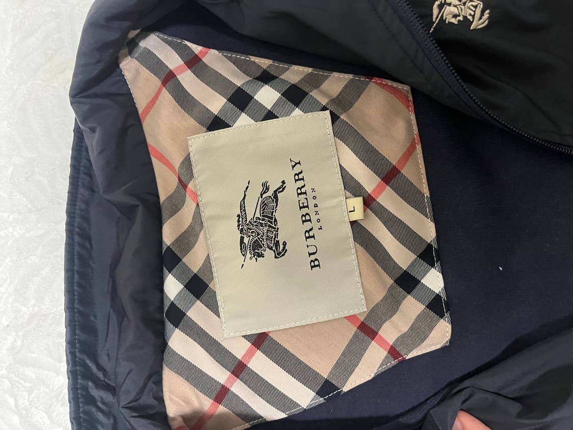버버리 블랙 체크 베스트 조끼 상품이미지3
