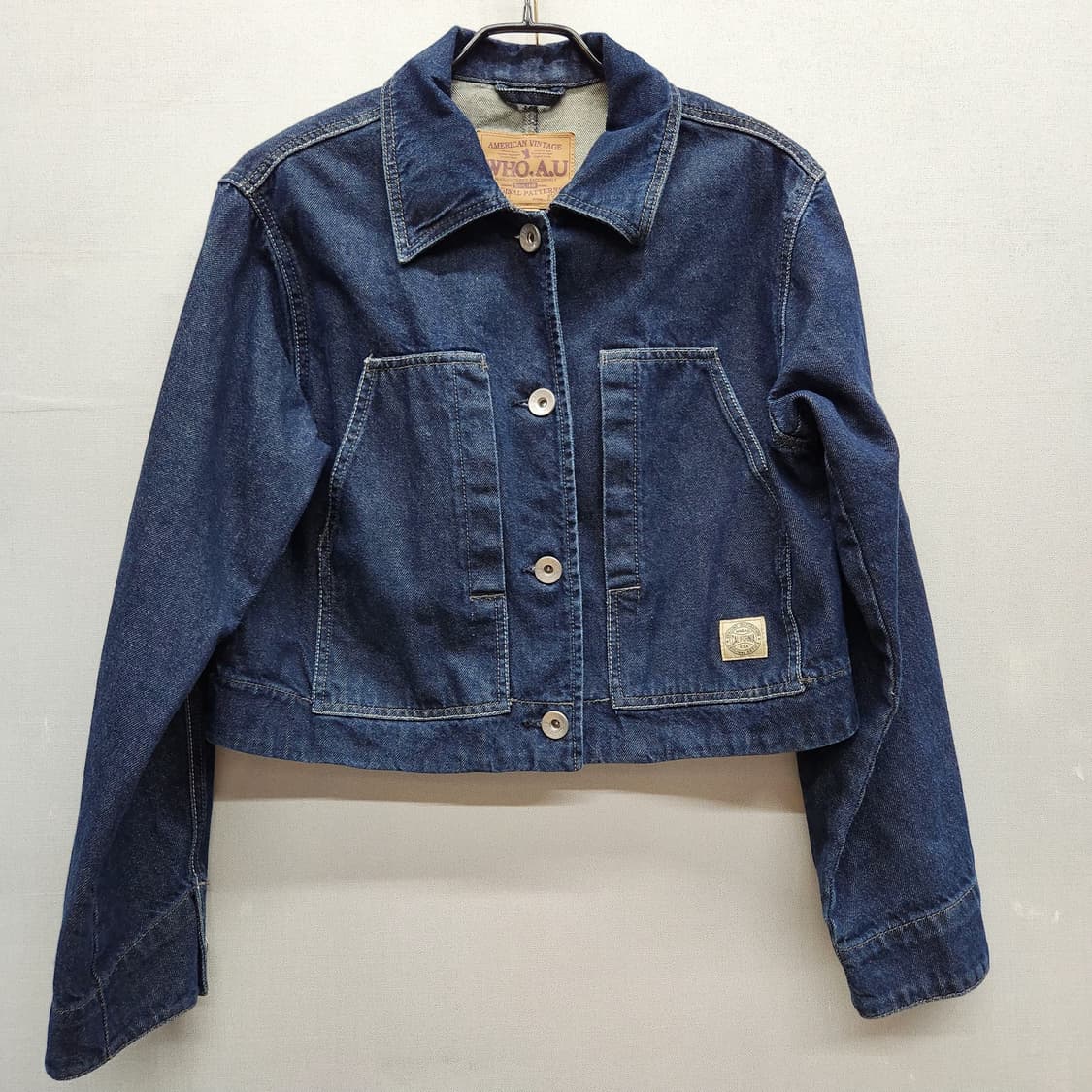 후아유 아메리칸 빈티지 크롭 데님자켓 S(M) 상품이미지1