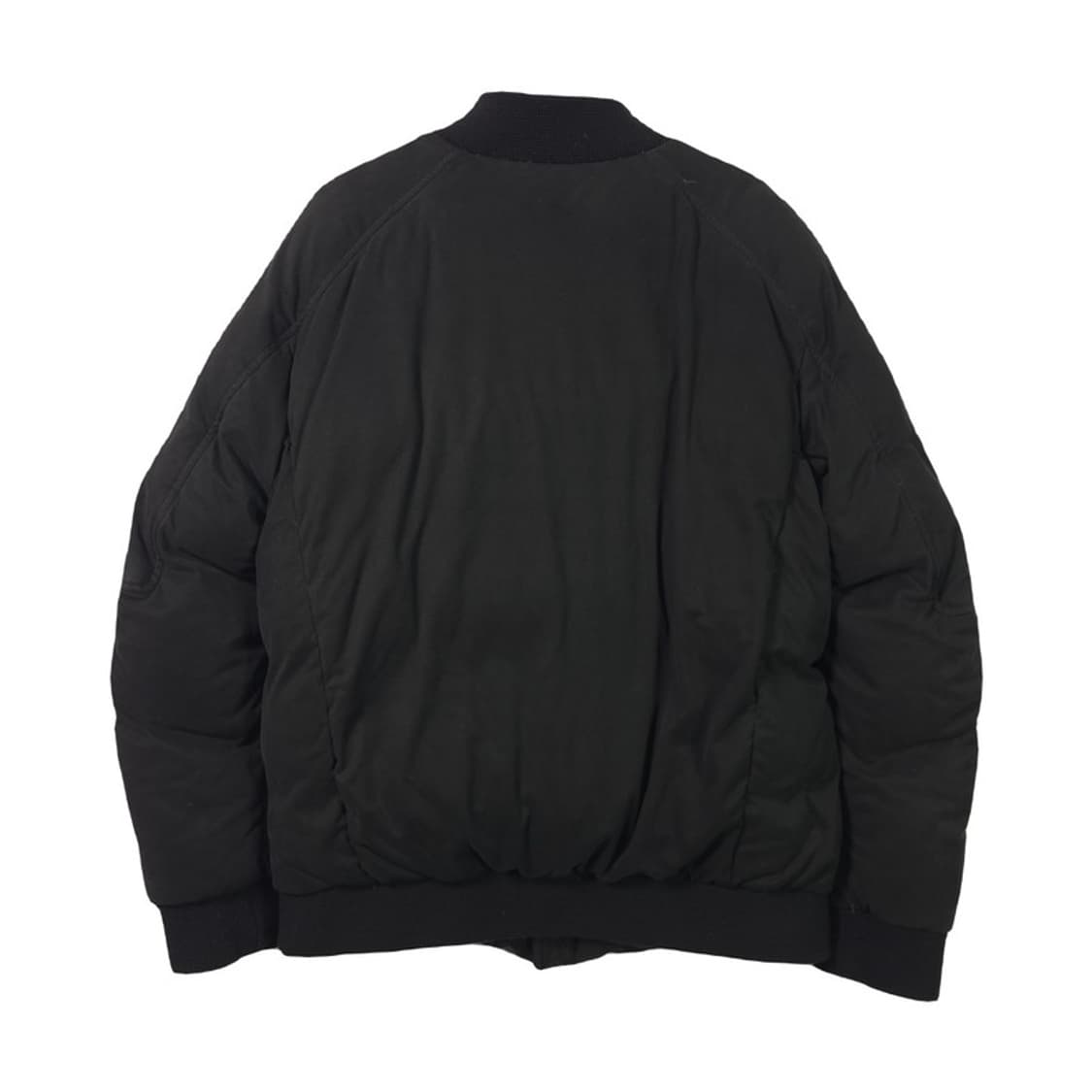 시스템 옴므 블랙 시그니처 숏패딩 항공점퍼 XL 상품이미지2