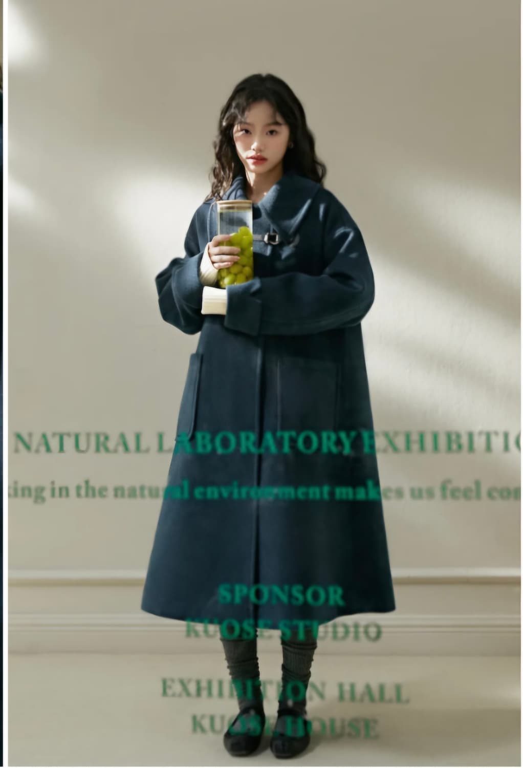 KUOSE 쿠오세 버클 코트 상품이미지1