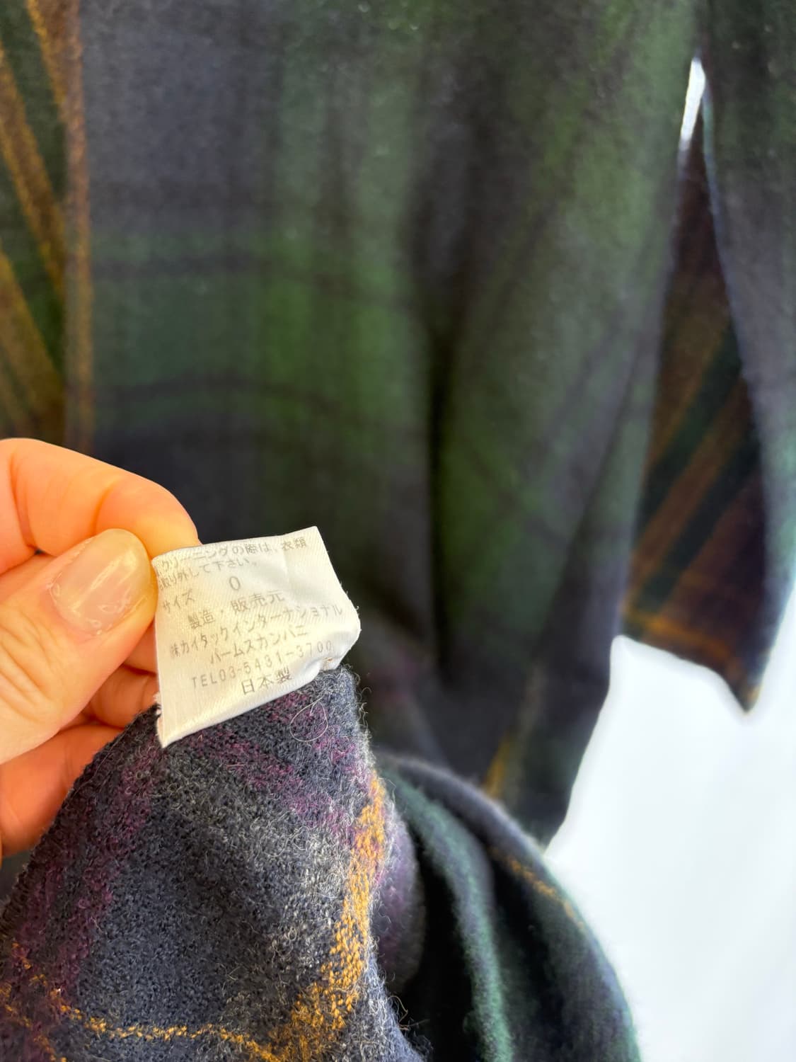 PAL'LAS PALACE 울 체크 페어리 원피스 JPN 상품이미지4