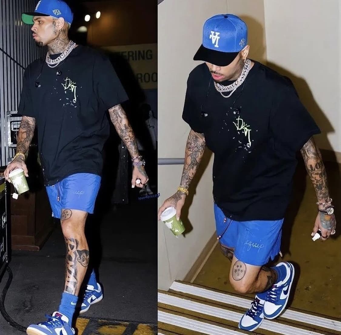 크리스브라운 KILL THE HYPE 킬더하입 업사이드다운 LA 스냅백 상품이미지1