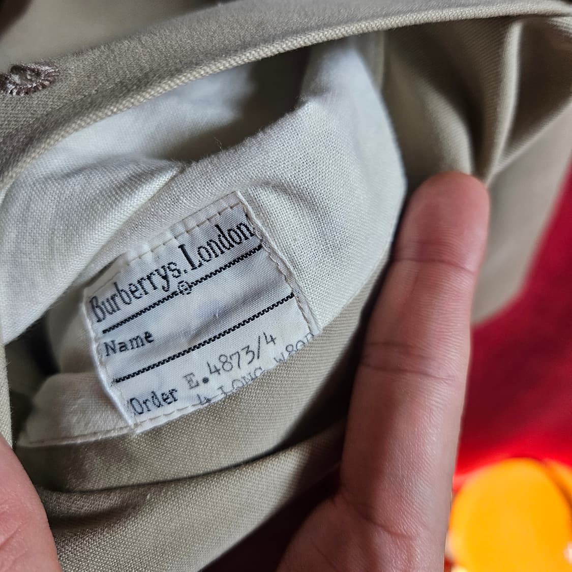 버버리스(Burberrys) 빈티지 싱글 코트  상품이미지8