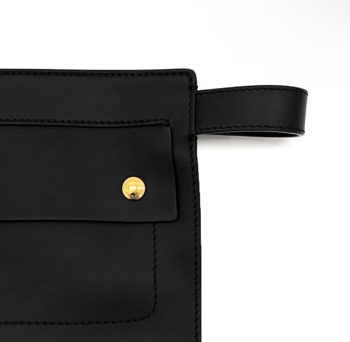 [OS] 버버리 레더 슬림 벨트백 크로스 슬링백 블랙 상품이미지4