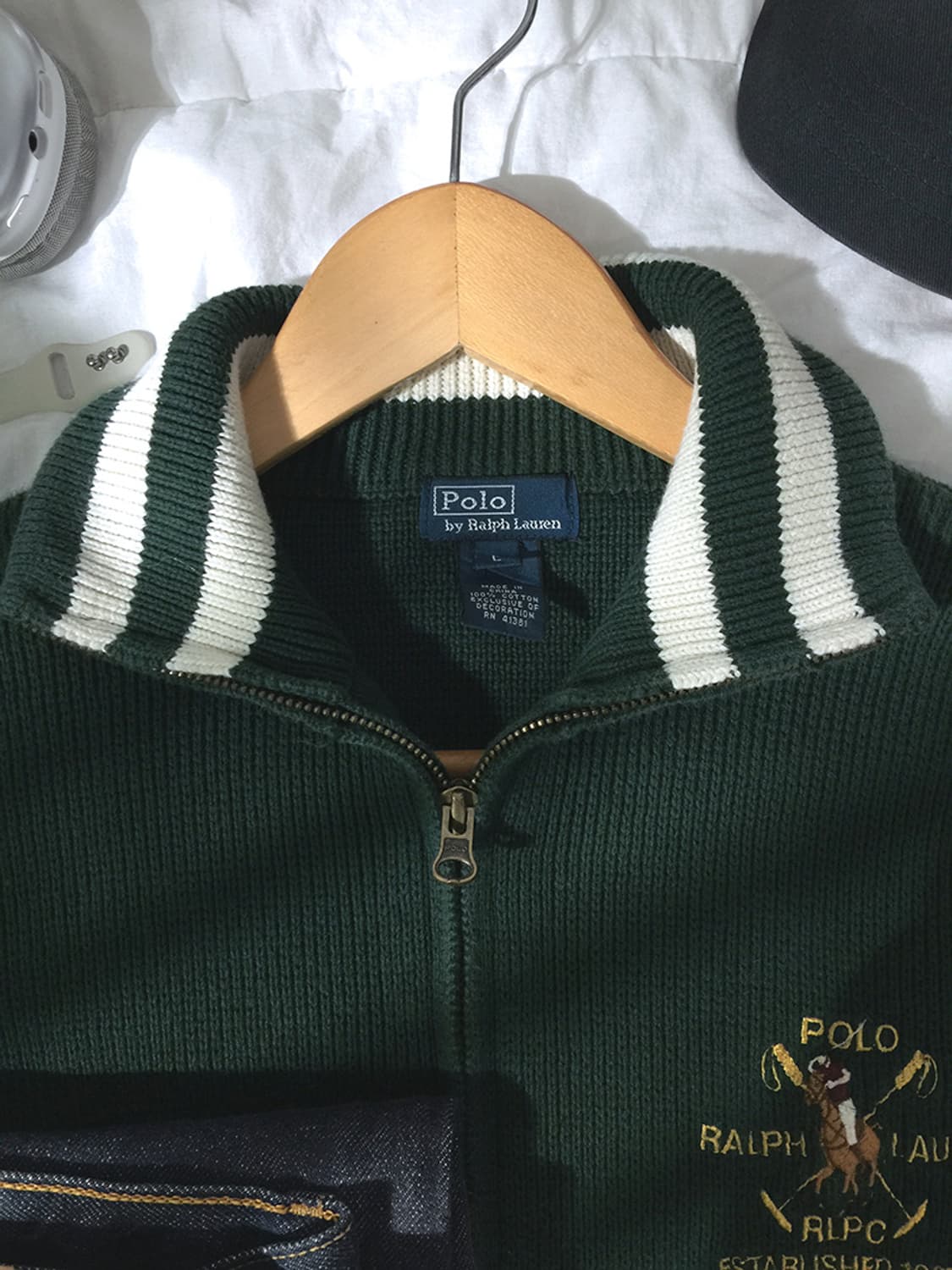 (WOMAN) 폴로랄프로렌 니트집업 M 상품이미지2
