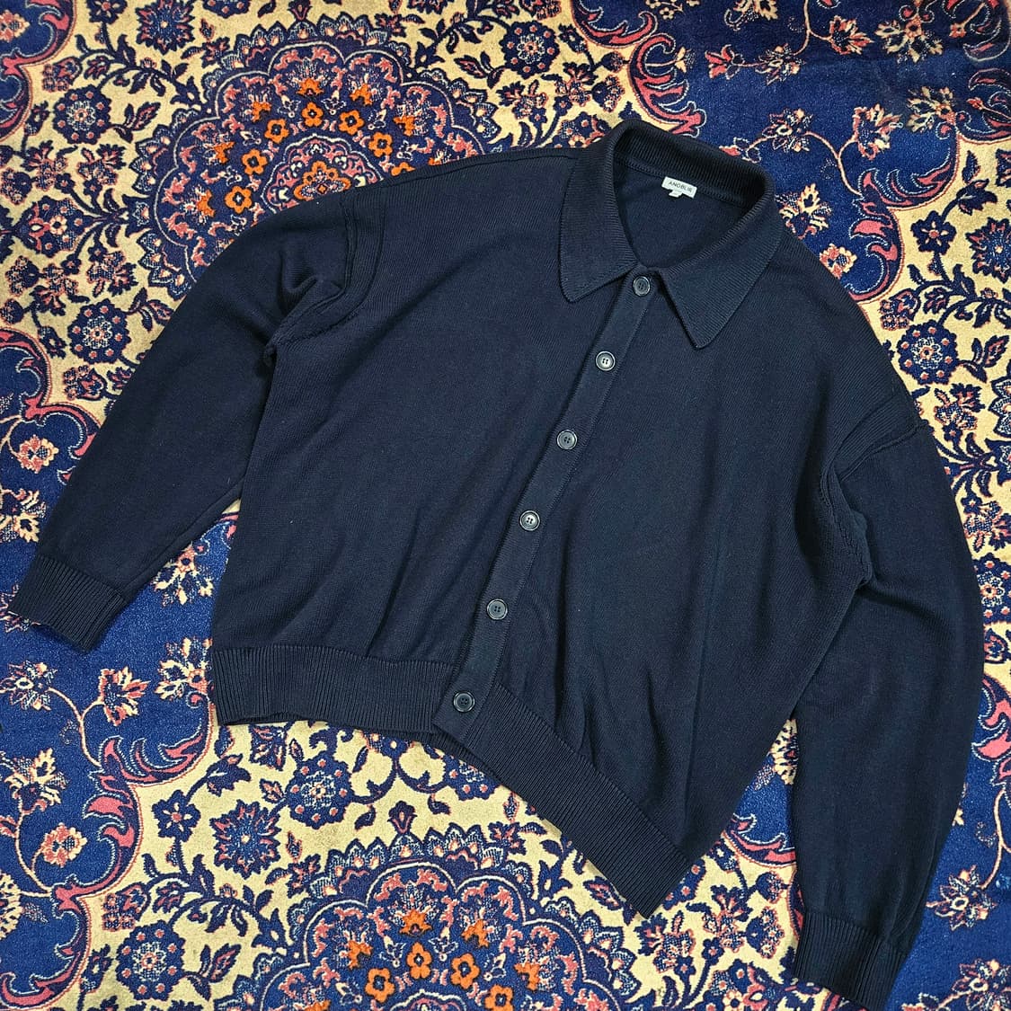 아노블리어(Anoblir) 루즈핏 빅카라넥 숏 가디건  상품이미지2