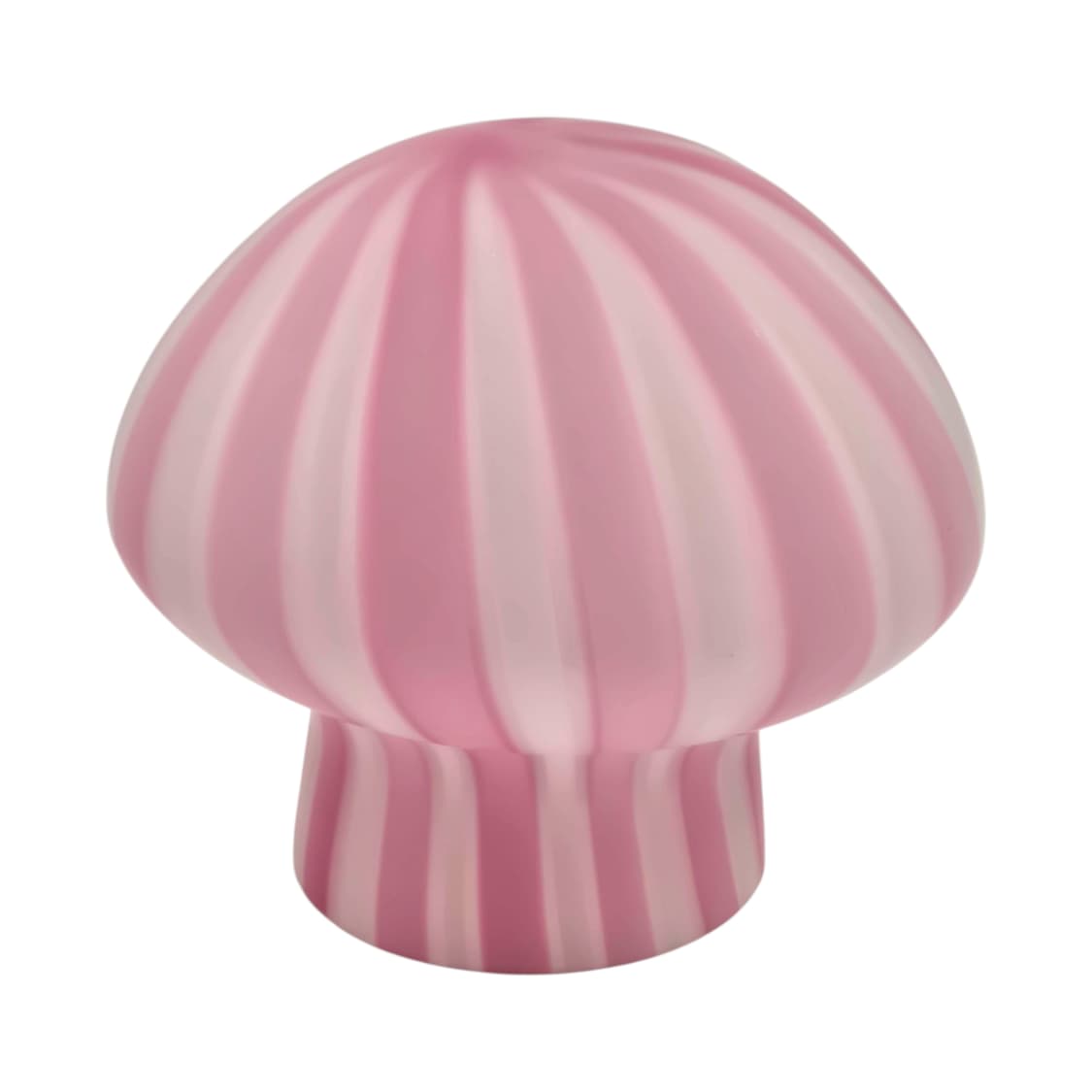 90s 핸드블로운 불투명 핑크 머쉬룸 탁상 램프 상품이미지2