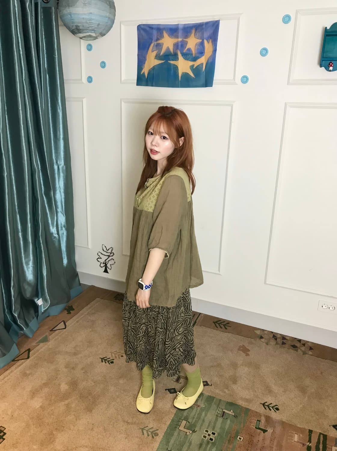 어우러지는 톡 튀는  귀여운 코디🍋 펀칭+펀칭 귀여움 두 배𖧧 상품이미지5