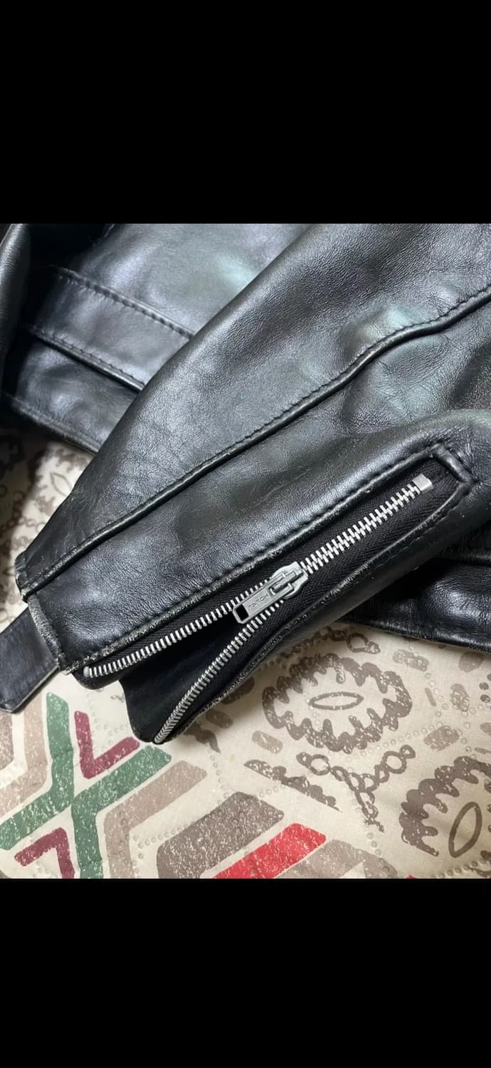 80s 쇼트 퍼펙토 더블 라이더자켓 상품이미지6