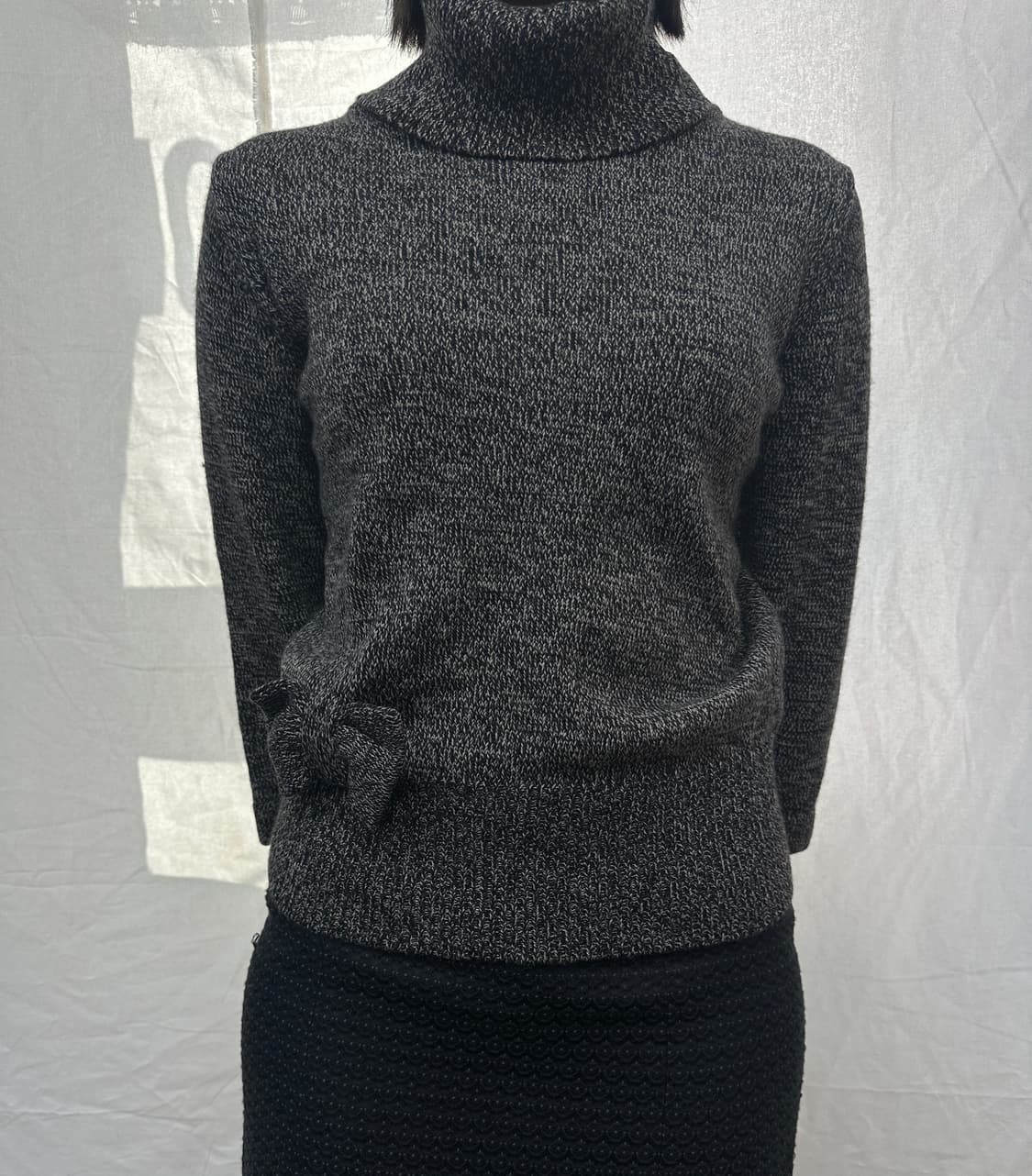 리본 터틀넥 상품이미지2