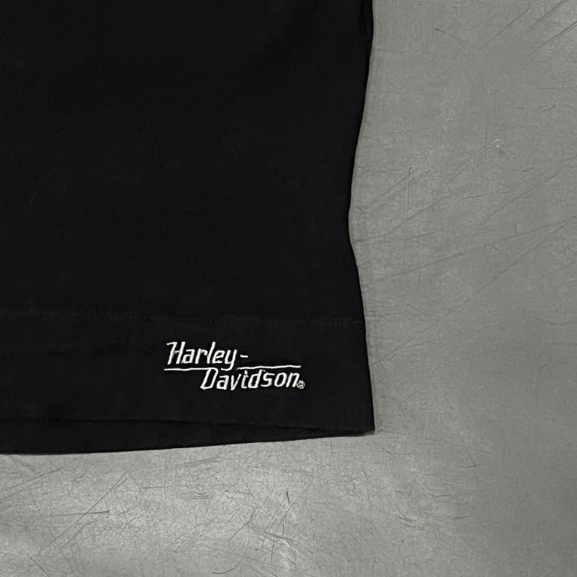  할리데이비슨 자수로고 슬리브리스 탑 y15753 상품이미지4