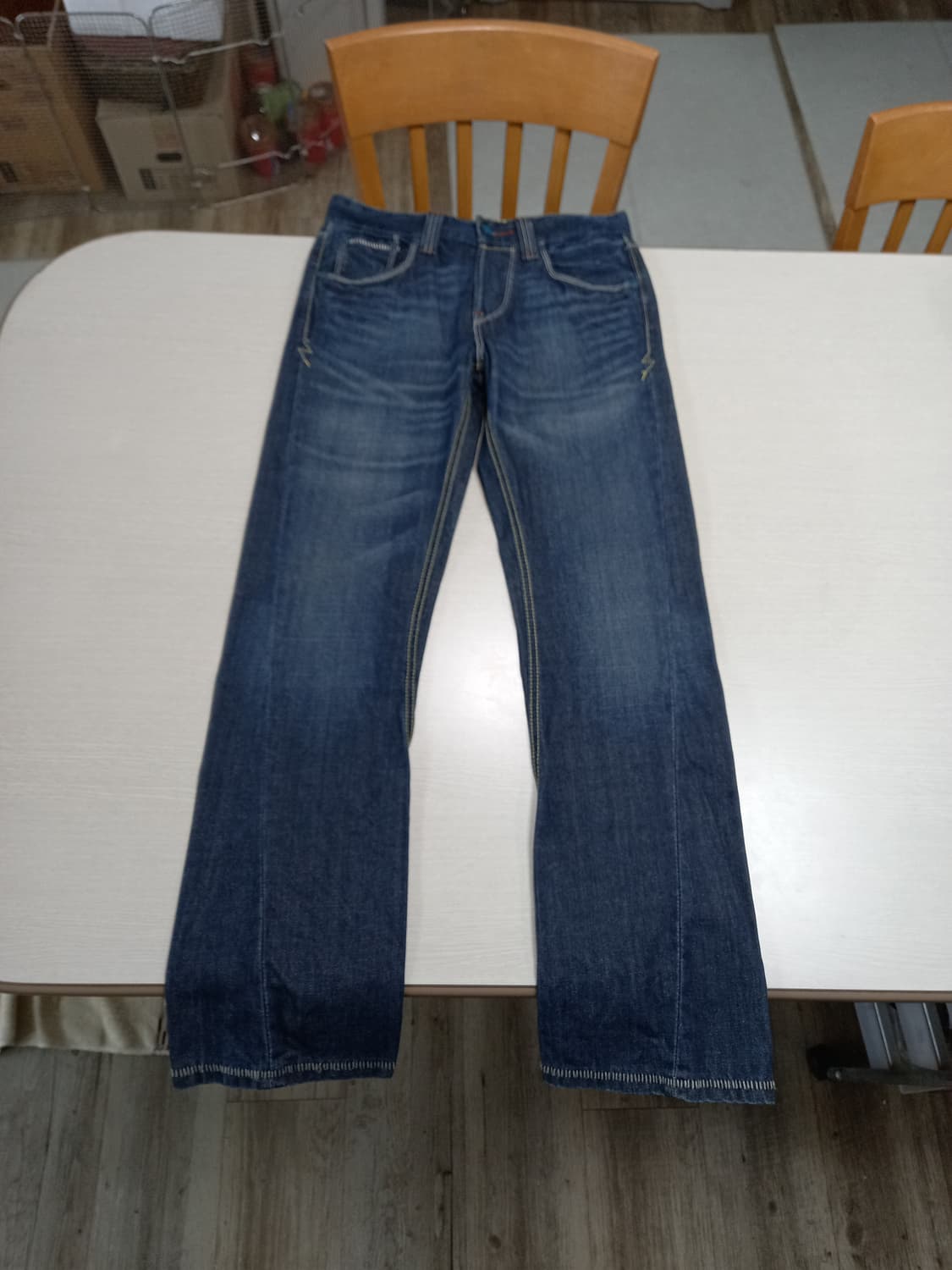 30 리바이스 워싱 약부츠컷 진청 30-228 상품이미지1