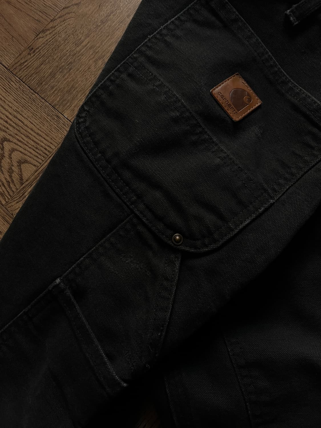 [34]칼하트 USA 블랙 더블니 워크 팬츠 상품이미지8