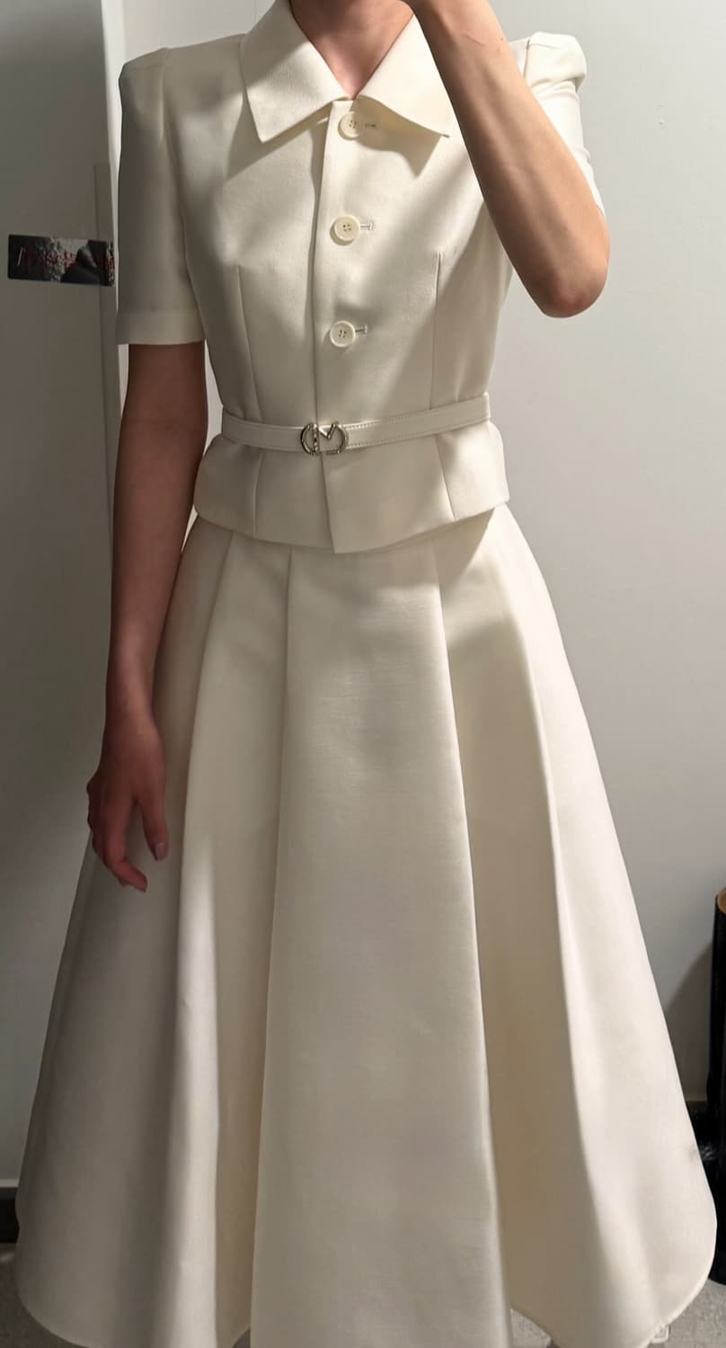 미샤(MICHAA) 송혜교 셋업 원피스 44size (예복/하객룩 추천 상품이미지5