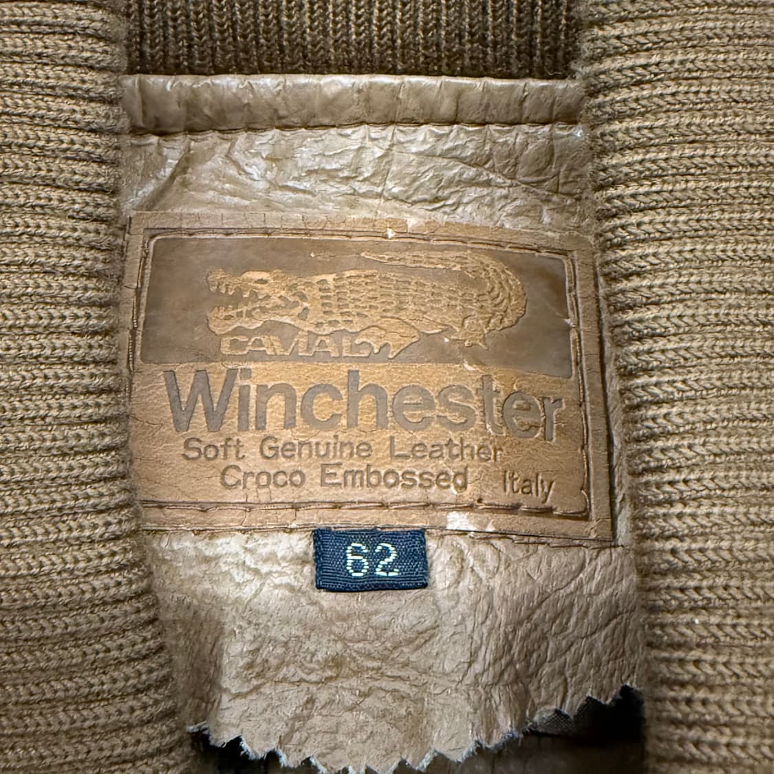 [정품] winchester 브라운 가죽 봄버 자켓 b10 상품이미지5