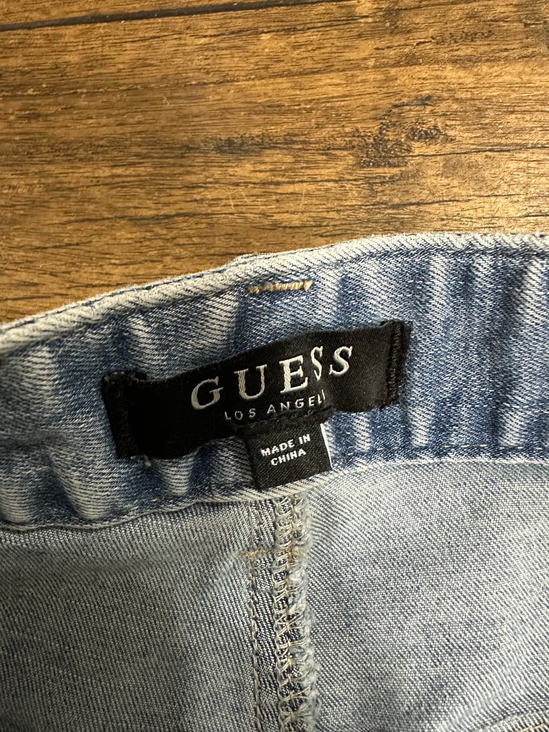 GUESS 게스 연청 빈티지데님 바지 32사이즈 상품이미지6