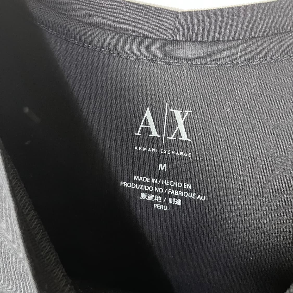 [ARMANI EXCHANGE] 아르마니 익스체인지 레터링 반팔티셔츠 상품이미지4