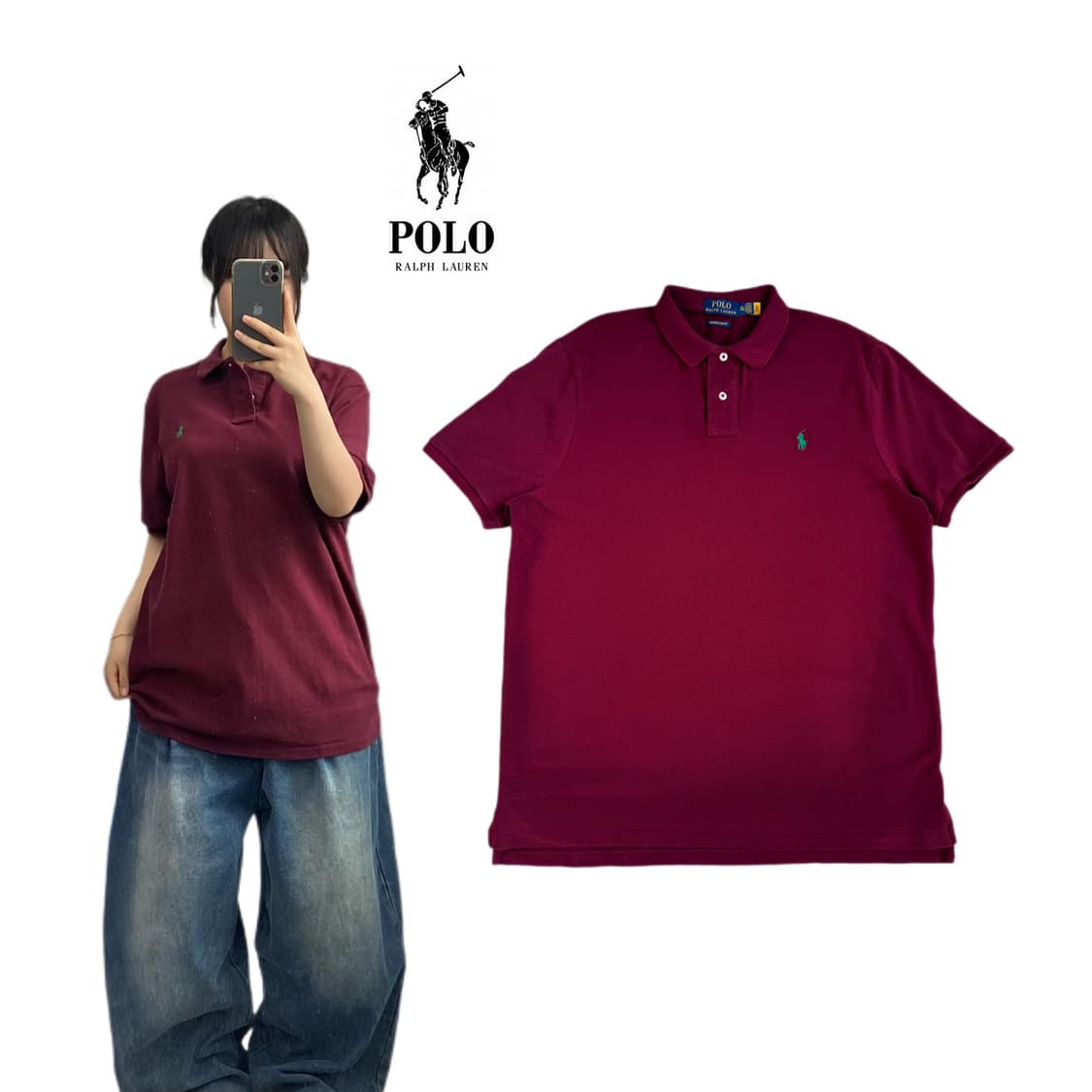 폴로 XXL 신형 포니 PK 카라 반팔 티셔츠 상품이미지1