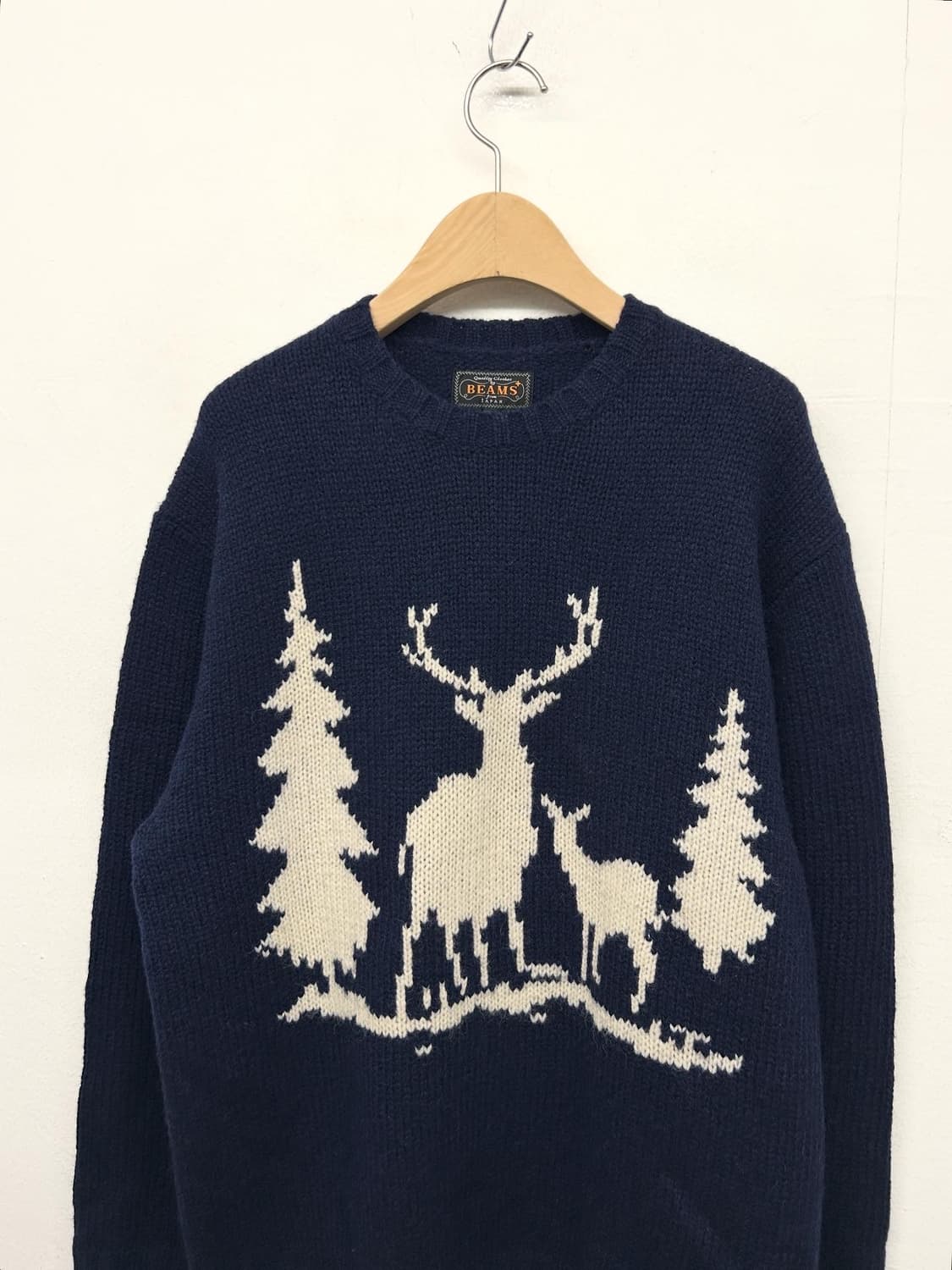 빔즈플러스 사슴 니트 스웨터 상품이미지2