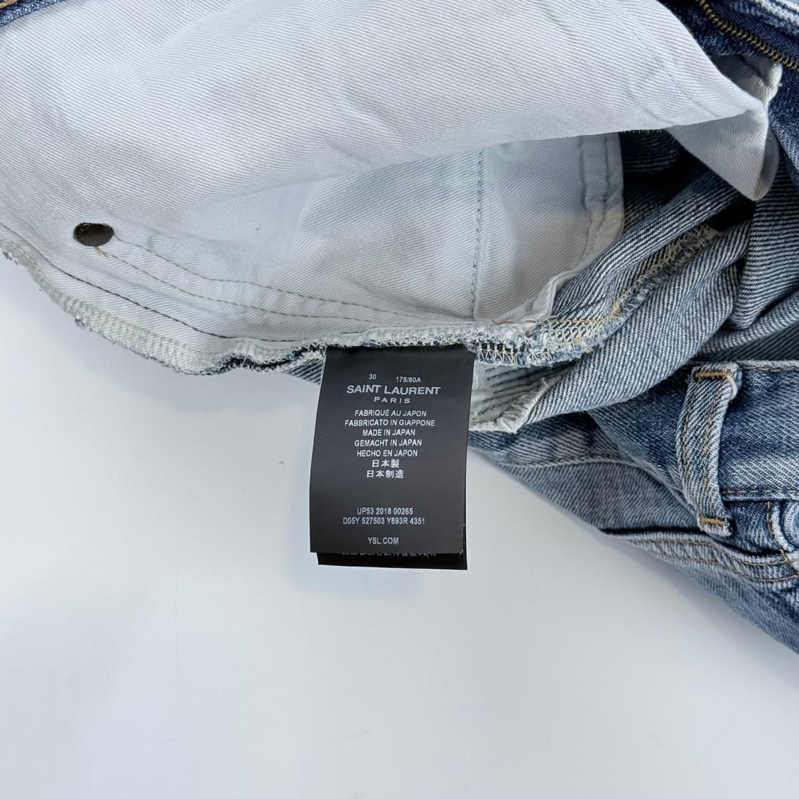 생로랑 에디슬리먼 D02 데님팬츠 상품이미지4