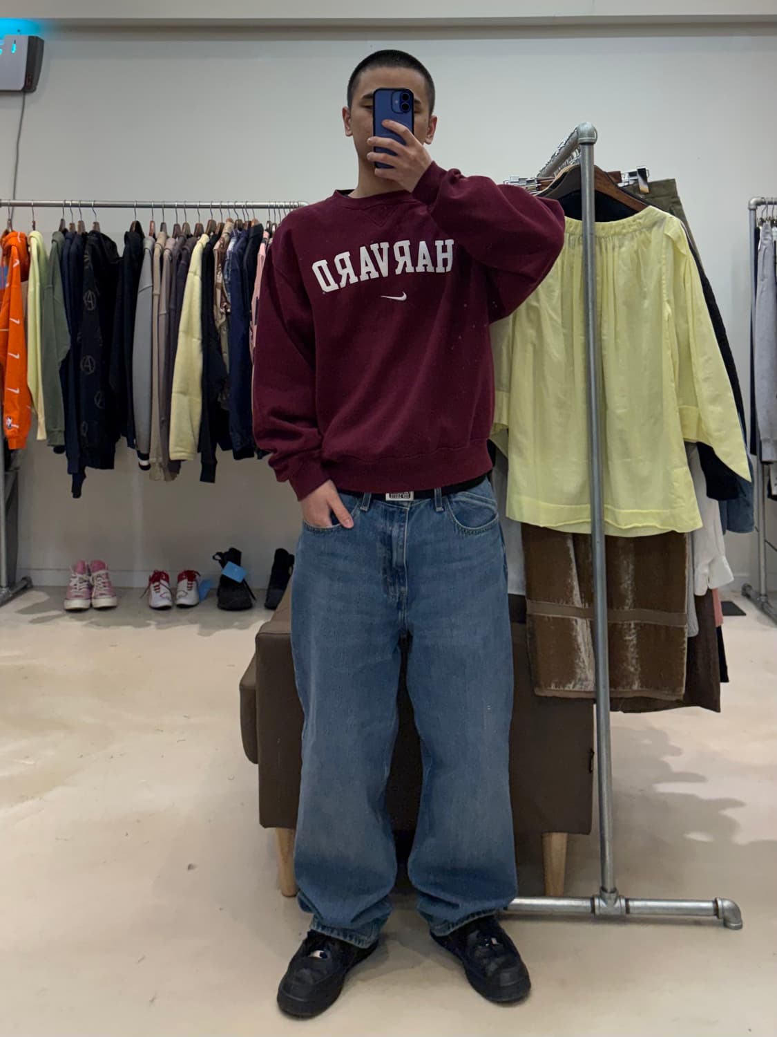 90s 나이키 하버드 맨투맨  상품이미지5