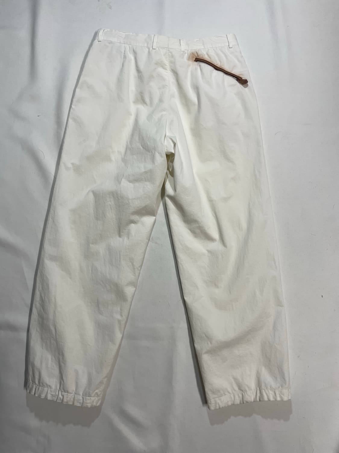 에르메스 화이트 코튼 트라우저 상품이미지2