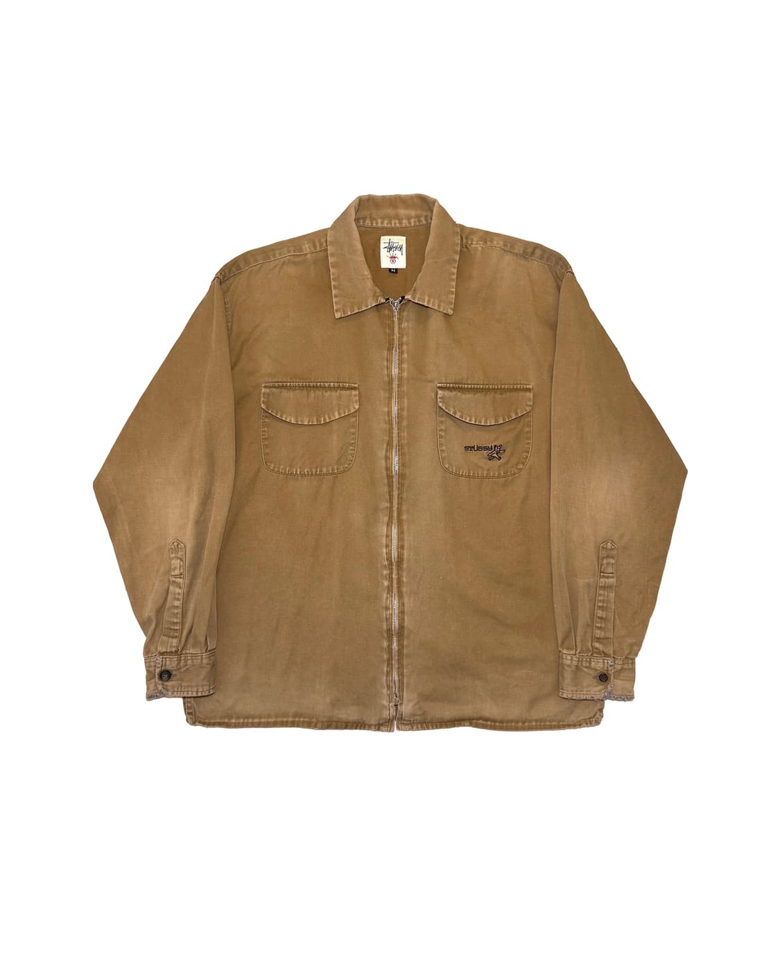 90‘s 올드 스투시 베어 집업 자켓 상품이미지1