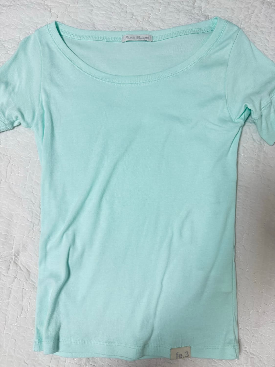 샵페어리 rib half top 상품이미지1