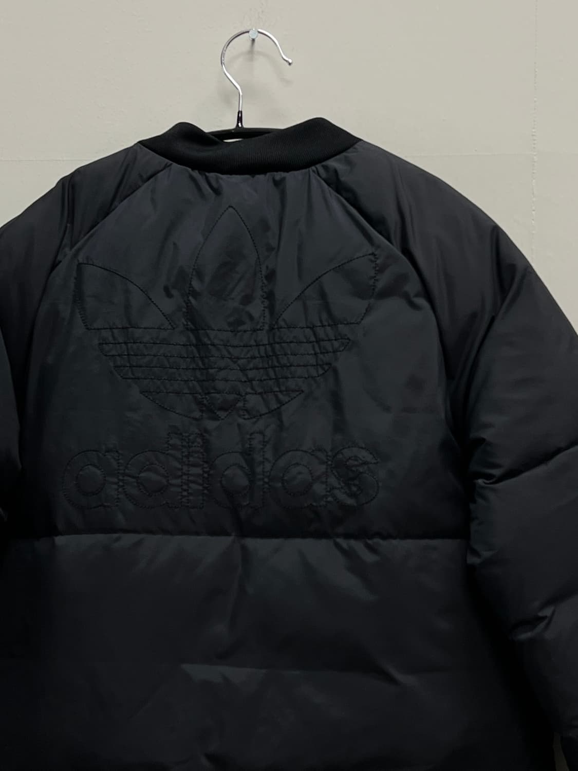 (150) 아디다스 키즈/우먼스 덕다운 봄버 롱 패딩 자켓 블랙 상품이미지6