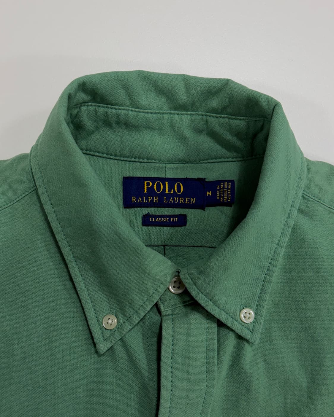 [M]폴로 랄프로렌 그린 옥스포드 셔츠 상품이미지9