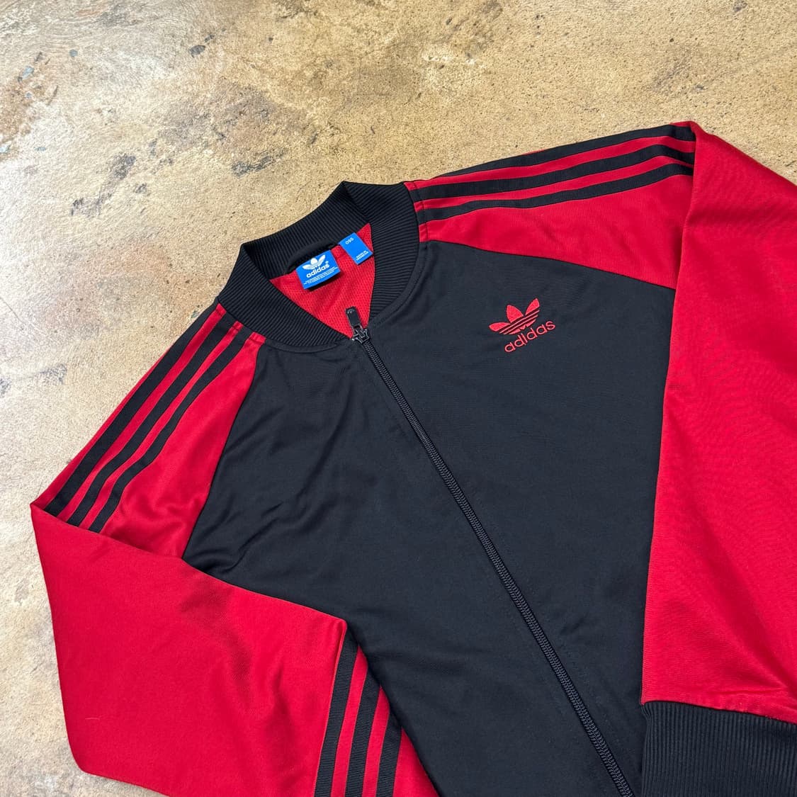 검빨 블랙 레드 파이어버드 레이스 백로고 트랙탑 져지 상품이미지1