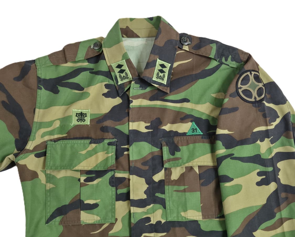 육군 구형 20사단 기갑 중위 후기형 동계 전투복 상의 자켓 (S) 상품이미지6