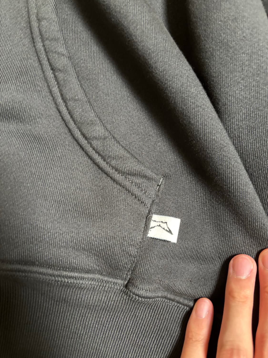 akimbo club faded black zip-up/L 상품이미지2