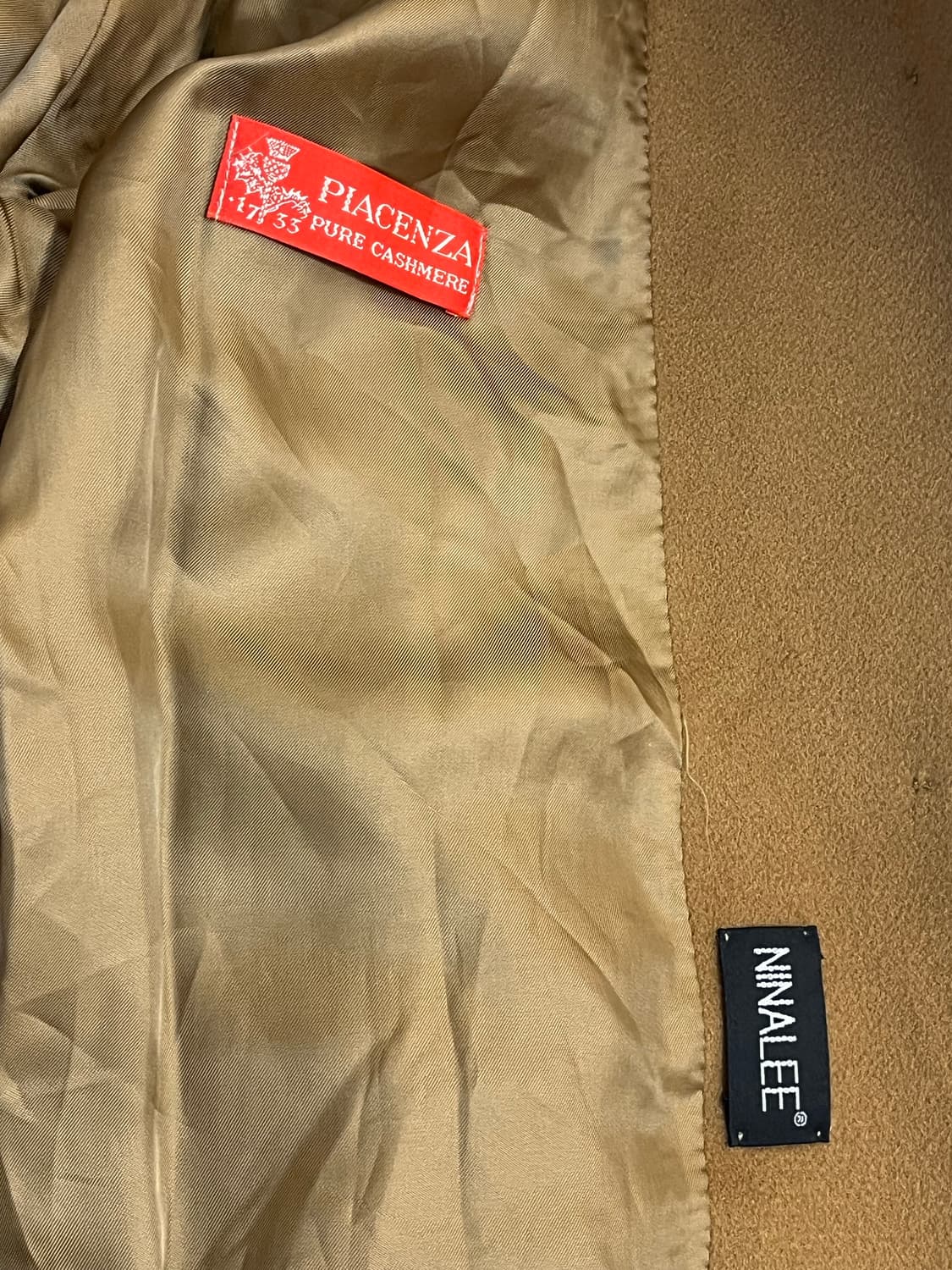 빈티지 캐시미어 코트 카멜 #csz2398 상품이미지4