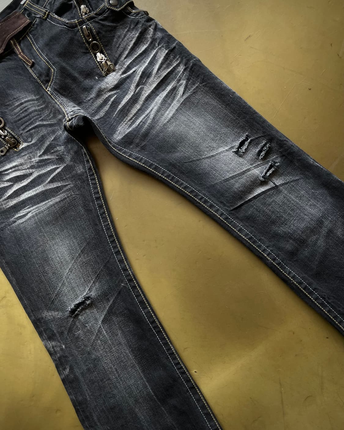 Semanticdesign Washed Flare Denim Pants 상품이미지6