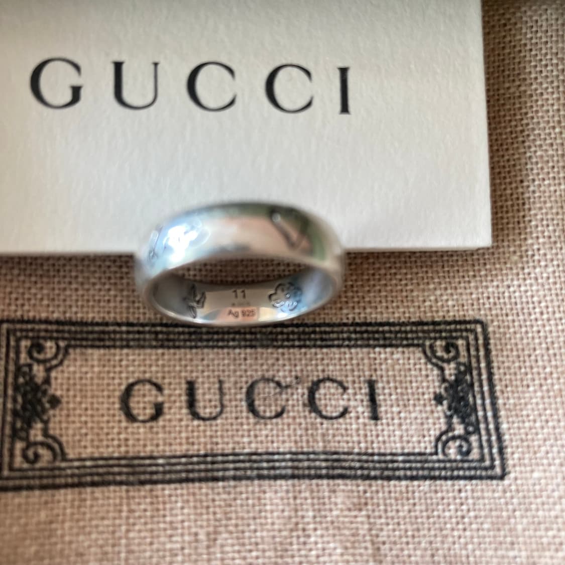 구찌 블라인드 포러브 반지 11호 상품이미지2