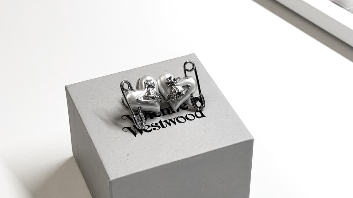 비비안 웨스트우드 하트 펄 클립 귀걸이 상품이미지4