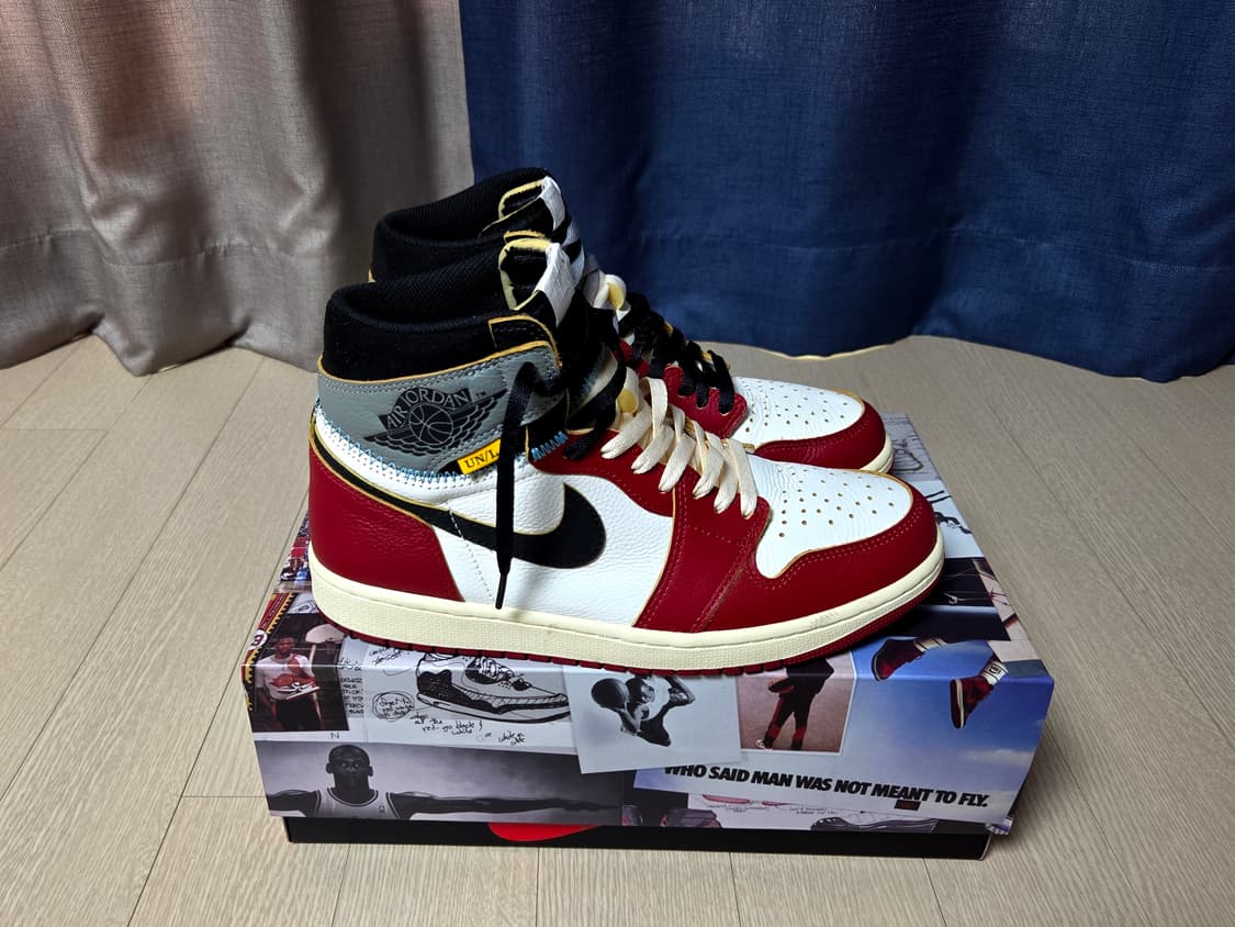 [나코탭] 조던1 하이 유니온 OG 시카고 쉐도우 270 size 상품이미지3