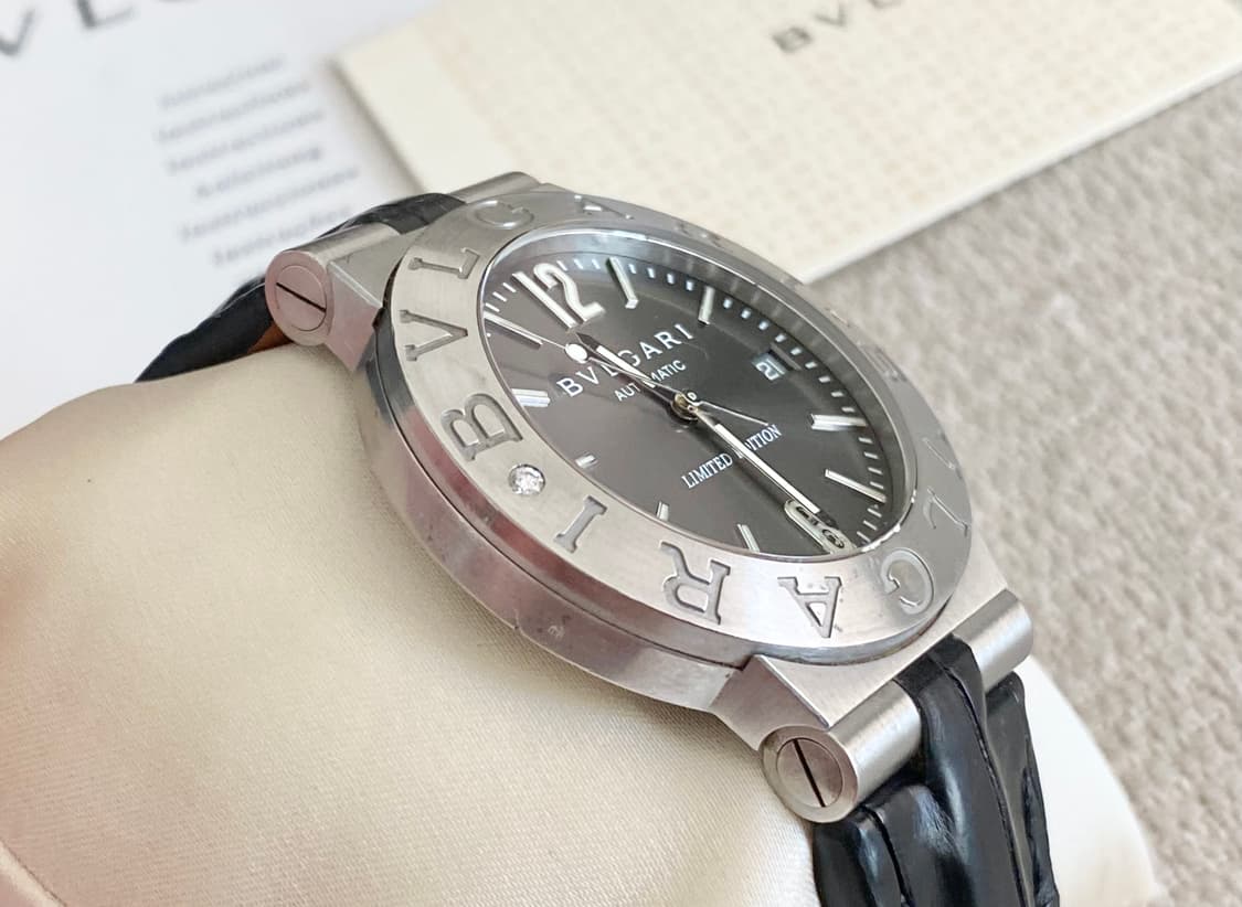 불가리 디아고노 리미티드에디션 LCV38 2P 다이아 38mm 오토메틱 상품이미지5