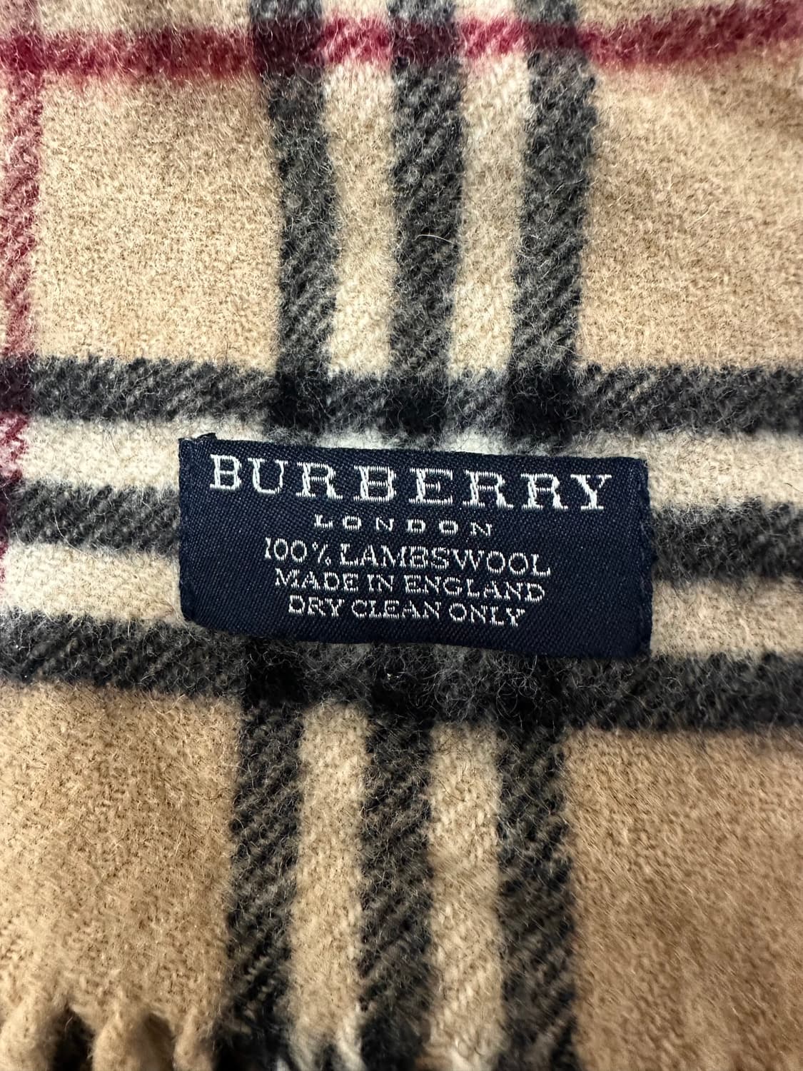 버버리 램스울 체크 머플러 상품이미지3