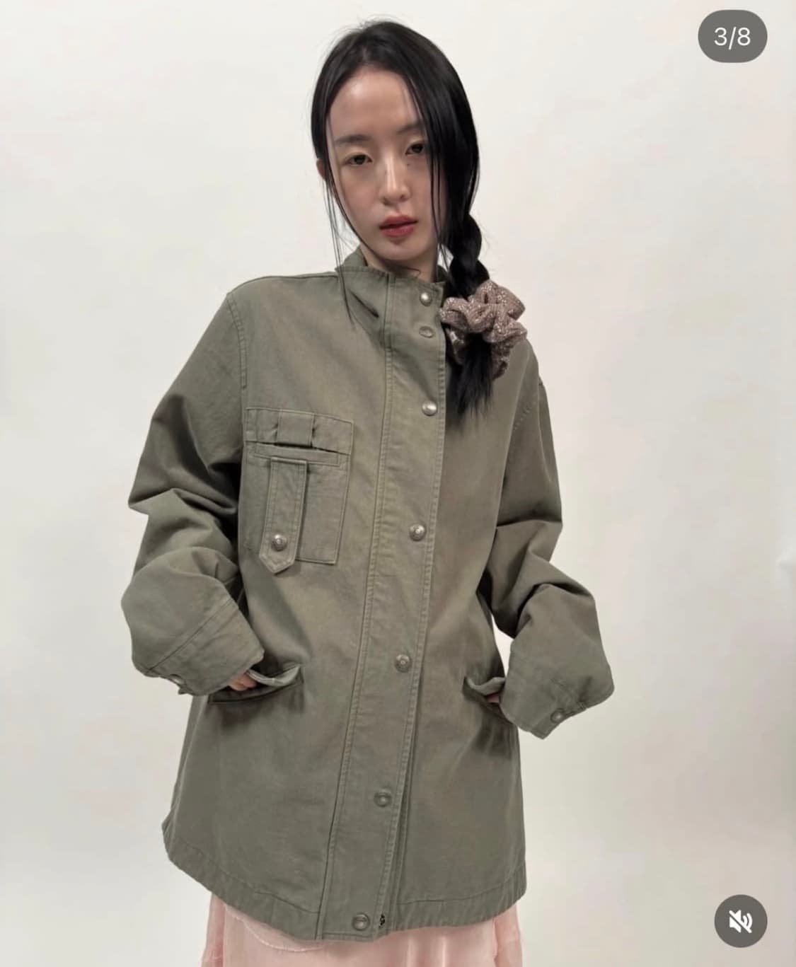 콜로신스 샌디 자켓 카키 상품이미지2