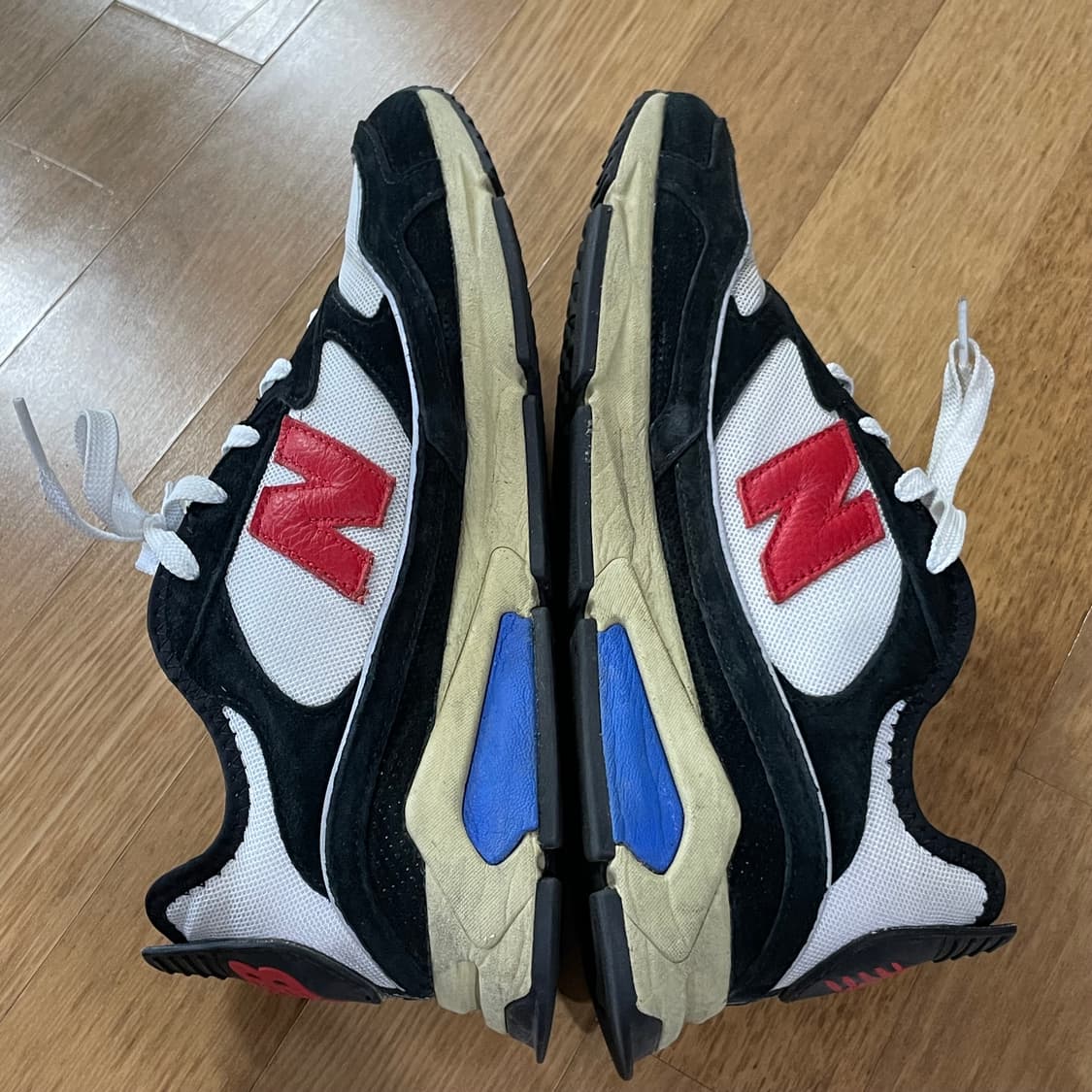 뉴발란스 X-레이서 블랙 레드 운동화 270 상품이미지5