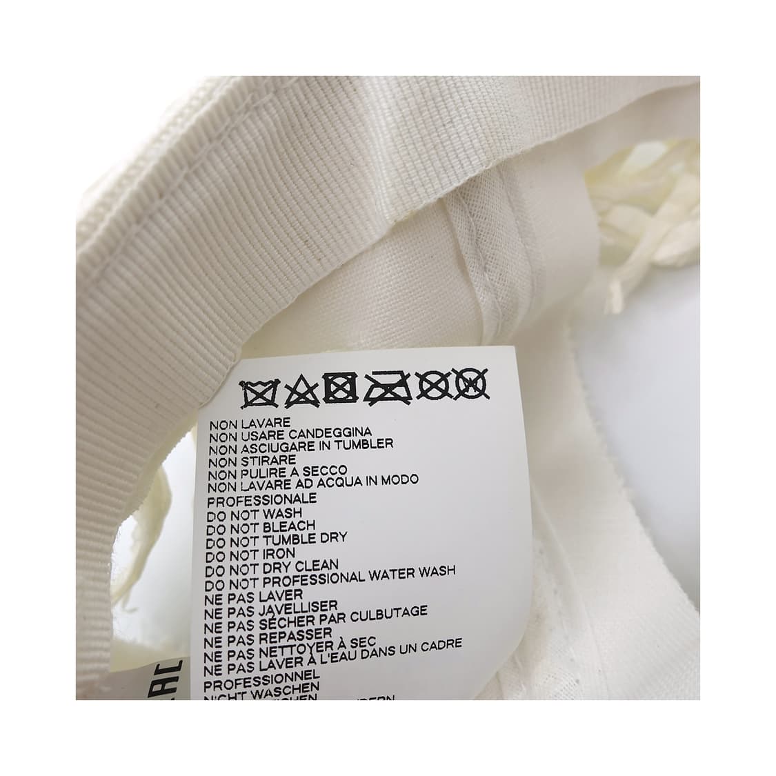 MaisonMargiela 마르지엘라 아카이브 리컨스트럭티드 리피아 캡 상품이미지8