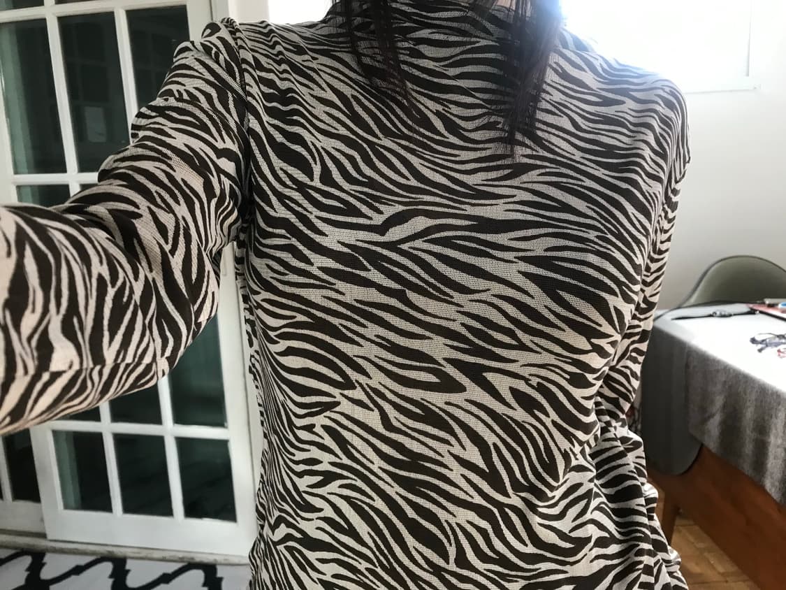 vintage pattern mash top 상품이미지1