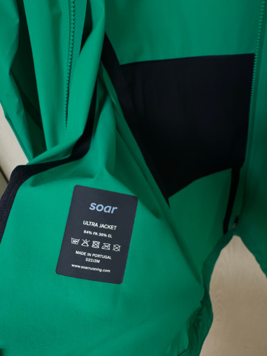 Soar 러닝 울트라자켓 그린 상품이미지6