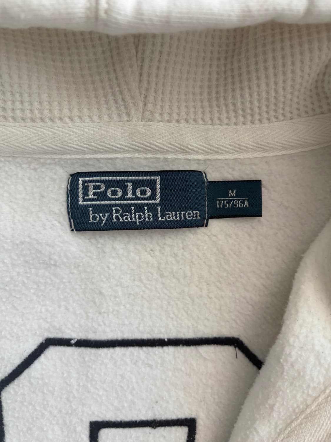 폴로 랄프로렌 빅포니 백로고 후드집업 화이트 상품이미지3