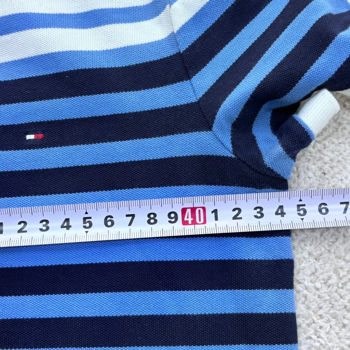 XS 타미힐피거 반팔 카라 티셔츠 0323E 상품이미지7